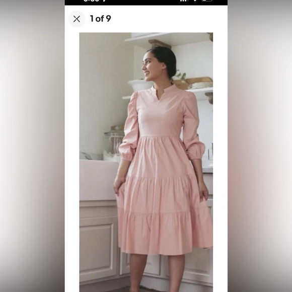 Midi pink (babydoll dress) - Picture 3 of 3